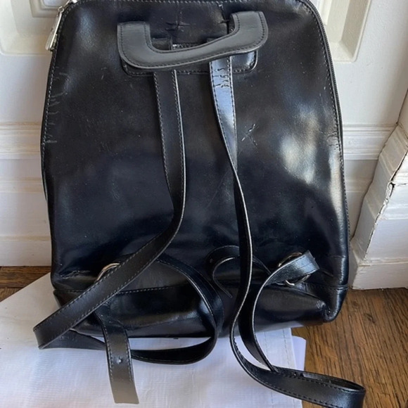 Kesslord Black vintage leather back pack - Picture 4 of 13